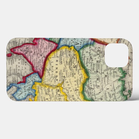 Coques Case-Mate iPhone Map of Asia (Verso (horizontal))