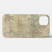 Coques Case-Mate iPhone Map of Chicago (Verso (horizontal))