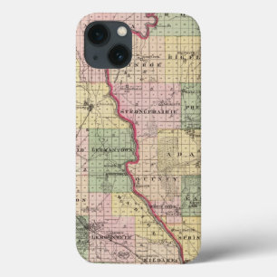 Case-Mate iPhone Case Map of Juneau and Adams counties