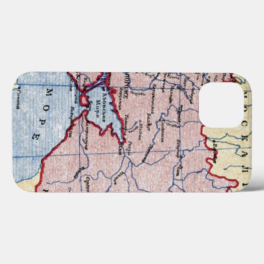 Coques Case-Mate iPhone MAP : UKRAINE, c1906 (Verso (horizontal))