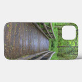 Coques Case-Mate iPhone Maple Glade trail wooden bridge, ferns and (Verso (horizontal))