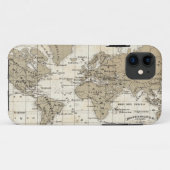 Coques Case-Mate iPhone Mappemonde (Dos (Horizontal))