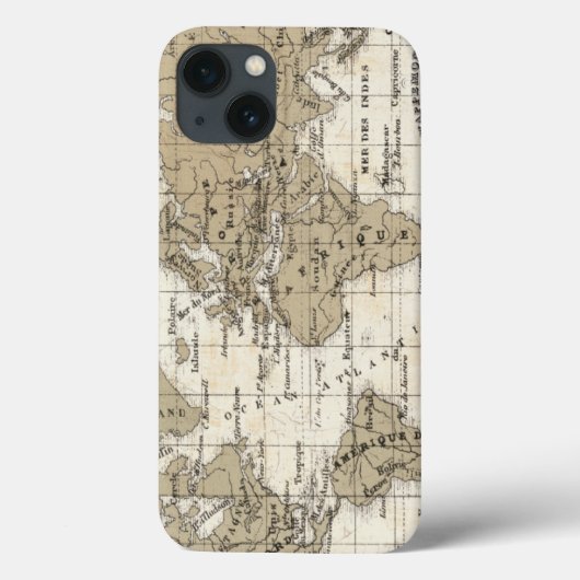 Coques Case-Mate iPhone Mappemonde (Verso)