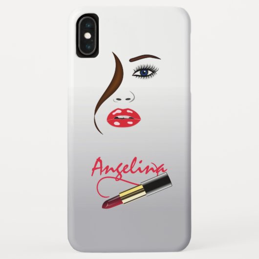 Coques Case-Mate iPhone Maquillage Artiste visage et bâton à lèvres dans l (Dos)