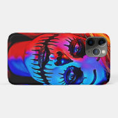 Coques Case-Mate iPhone Maquillage d'Halloween (Dos (Horizontal))