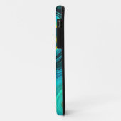 Coques Case-Mate iPhone "Marbella" Blue Yellow Swirls Waves (Dos/Gauche)