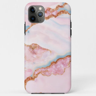 Case-Mate iPhone Case Marble Agate tendance Blue Rose Gold Collection