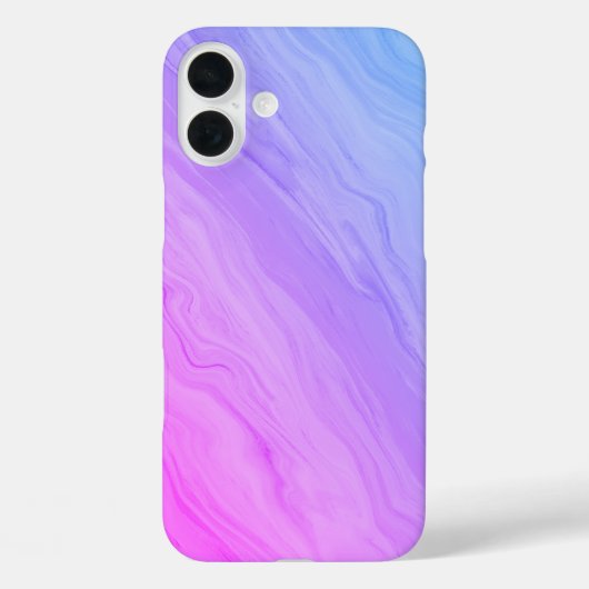 Coques Case-Mate iPhone Marble Luxe - dégradé bleu et violet (Verso)