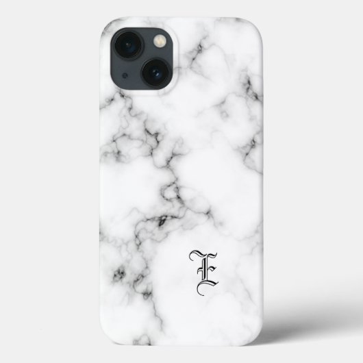Coques Case-Mate iPhone Marble monogram (Verso)