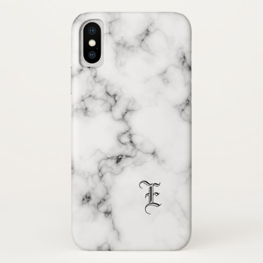 Coques Case-Mate iPhone Marble monogram (Dos)