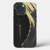 Coques Case-Mate iPhone Marble tendance Elegant Gold Parties scintillant G (Verso)