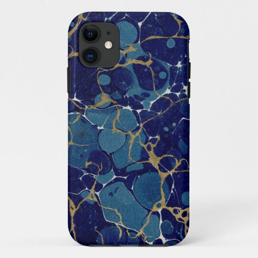 Coques Case-Mate iPhone Marbled Blue Apple iPhone 11 (Dos)
