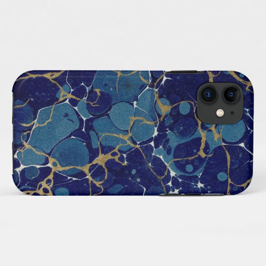 Coques Case-Mate iPhone Marbled Blue Apple iPhone 11 (Dos (Horizontal))