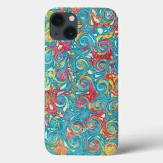 Etui iPhone Case-Mate Marbled Swirls