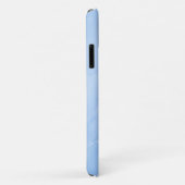 Coques Case-Mate iPhone Marbre Abstrait Bleu Clair Motif (Dos/Droite)