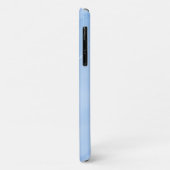 Coques Case-Mate iPhone Marbre Abstrait Bleu Clair Motif (Dos/Gauche)