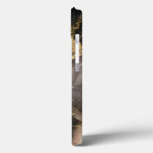 Coques Case-Mate iPhone Marbre Abstrait en or noir (Verso / Gauche)