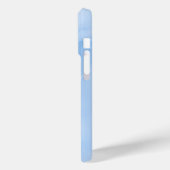 Coques Case-Mate iPhone Marbre Abstrait Motif Bleu Clair (Verso / Gauche)