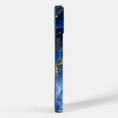 Coques Case-Mate iPhone Marbre Agate Saphir Luxueux (Verso / Droite)