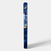 Coques Case-Mate iPhone Marbre Agate Saphir Luxueux (Verso / Gauche)