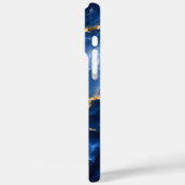 Coques Case-Mate iPhone Marbre Agate Saphir Luxueux (Verso / Gauche)