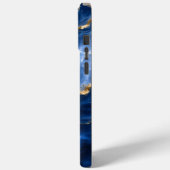 Coques Case-Mate iPhone Marbre Agate Saphir Luxueux (Verso / Gauche)