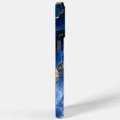 Coques Case-Mate iPhone Marbre Agate Saphir Luxueux (Verso / Droite)
