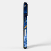 Coques Case-Mate iPhone Marbre Agate Saphir Luxueux (Verso / Droite)
