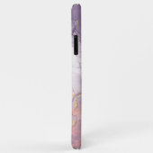 Coques Case-Mate iPhone Marbre Agate Violet et Or Personnalisé (Dos/Droite)