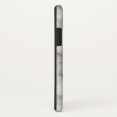 Coques Case-Mate iPhone marbre avec monogramme (Dos/Droite)