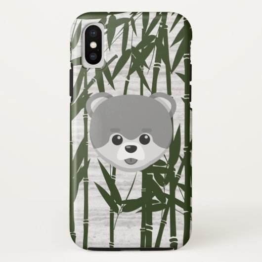 Coques Case-Mate iPhone Marbre Bambou Animal Mignon (Dos)