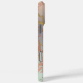 Coques Case-Mate iPhone Marbre beige élégant | Mint Sage Green Rose Gold (Verso / Droite)
