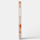 Coques Case-Mate iPhone Marbre beige texture marbre brun accents (Verso / Gauche)