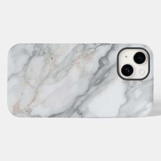 Coques Case-Mate iPhone Marbre Blanc (Verso (horizontal))