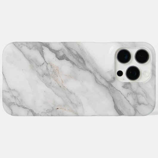 Coques Case-Mate iPhone Marbre Blanc (Verso (horizontal))