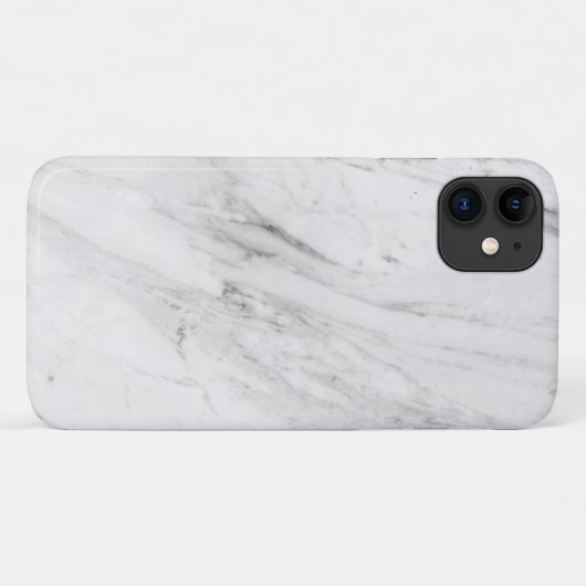 Coques Case-Mate iPhone Marbre blanc (Dos (Horizontal))