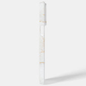 Coques Case-Mate iPhone Marbre blanc (Verso / Droite)