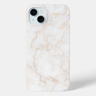 Coque iPhone 15 Mini Marbre blanc