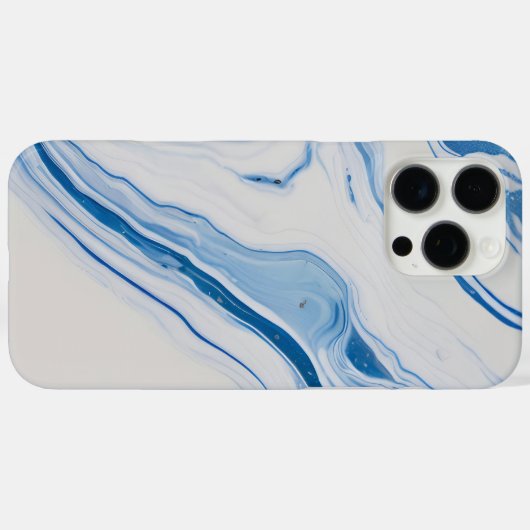 Coques Case-Mate iPhone Marbre blanc (Verso (horizontal))