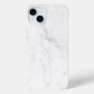 Coque iPhone 15 Mini Marbre Blanc