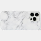 Coques Case-Mate iPhone Marbre blanc (Verso (horizontal))