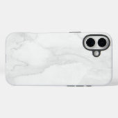 Coques Case-Mate iPhone Marbre blanc (Verso (horizontal))