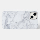 Coques Case-Mate iPhone Marbre blanc (Verso (horizontal))