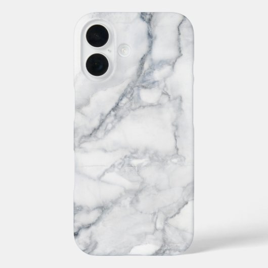Coques Case-Mate iPhone Marbre blanc Carrara Texture (Verso)