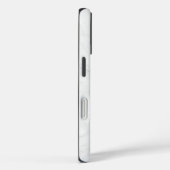 Coques Case-Mate iPhone Marbre blanc élégant (Verso / Droite)