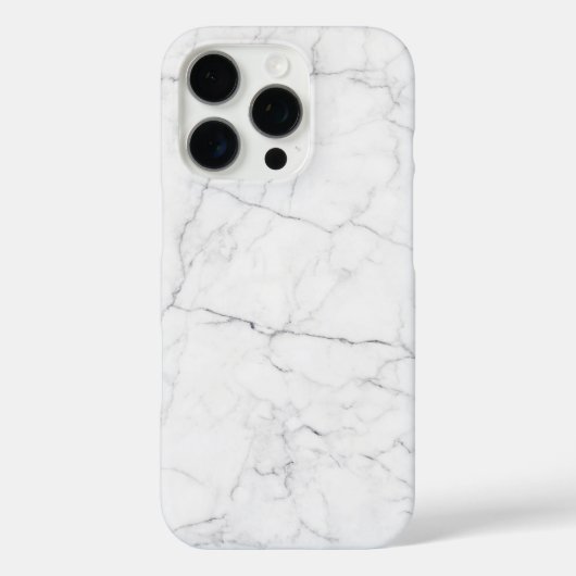 Coques Case-Mate iPhone Marbre Blanc Élégant (Verso)