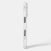 Coques Case-Mate iPhone Marbre Blanc Élégant (Verso / Droite)