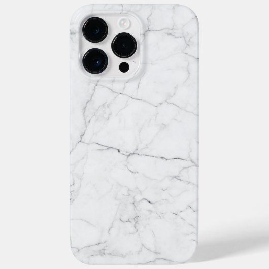 Coques Case-Mate iPhone Marbre Blanc Élégant (Verso)