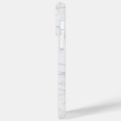 Coques Case-Mate iPhone Marbre Blanc Élégant (Verso / Gauche)