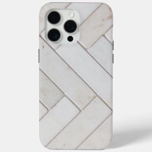Coques Case-Mate iPhone Marbre Blanc Élégant (Verso)